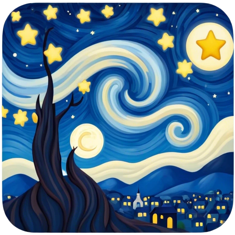 Stary night  emoji
