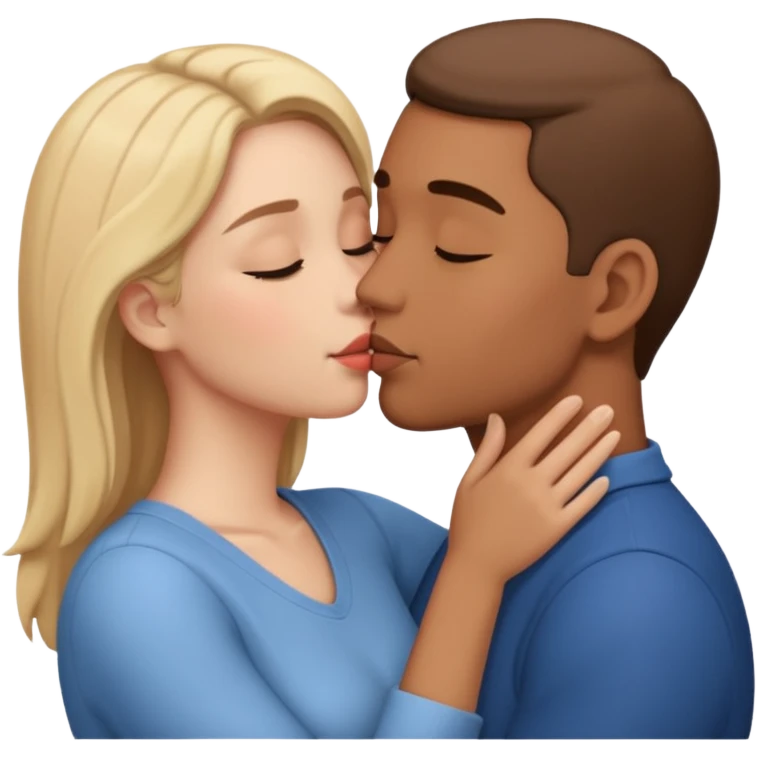 Good Night kiss emoji