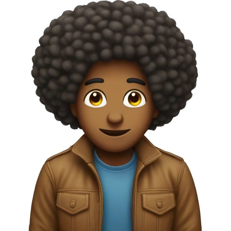 Ant with a fro emoji