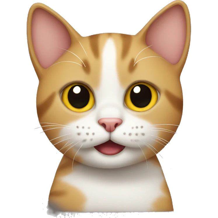 Funny cat emoji