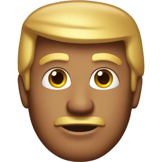 Brown donald trump emoji
