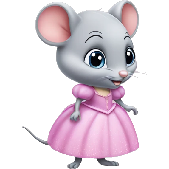Cinderella mice emoji