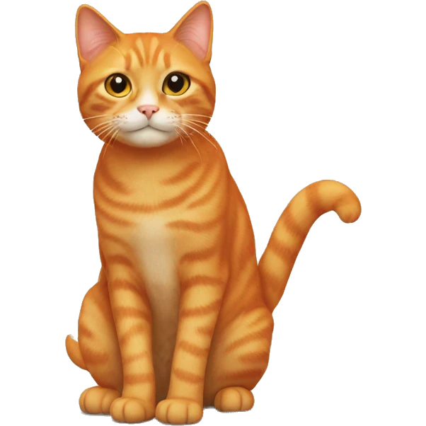 Orange cat emoji