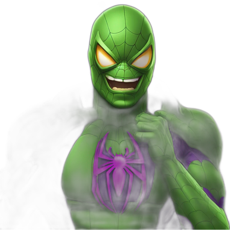 SPIDERMAN VS GREEN GOBLIN emoji