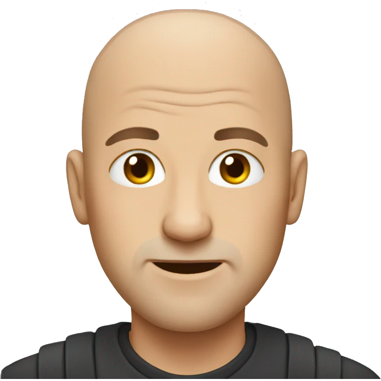 bald man emoji
