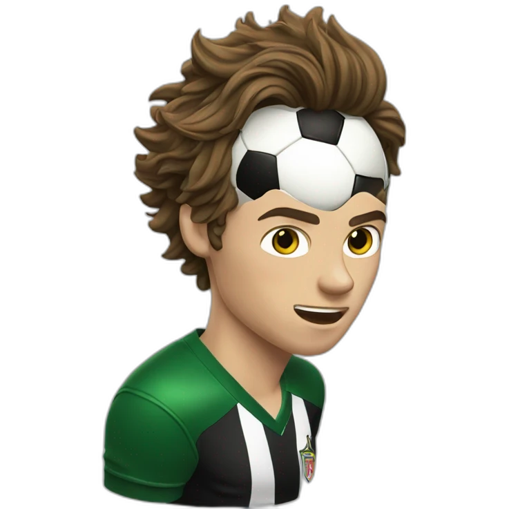 harry style jugando futbol emoji