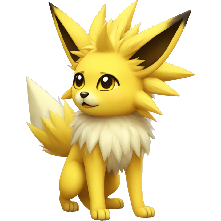 Kawaii Cool Edgy Jolteon full body emoji