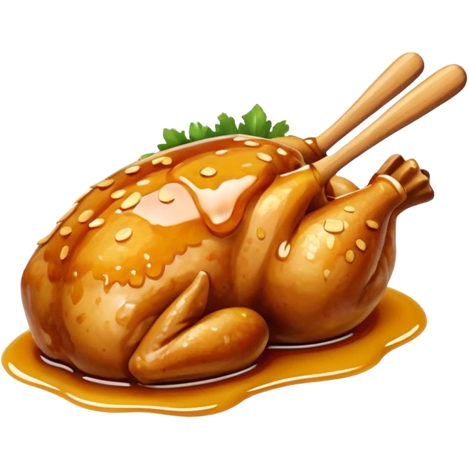 Honey garlic chicken emoji
