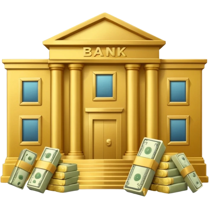bank and money emoji