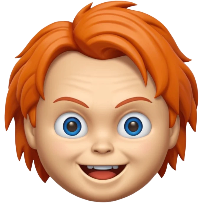 Un emojin de chuky emoji