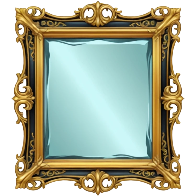 Spooky mirror emoji