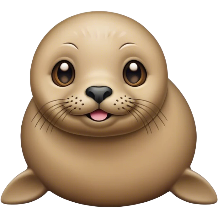 Cute but weird seal emoji