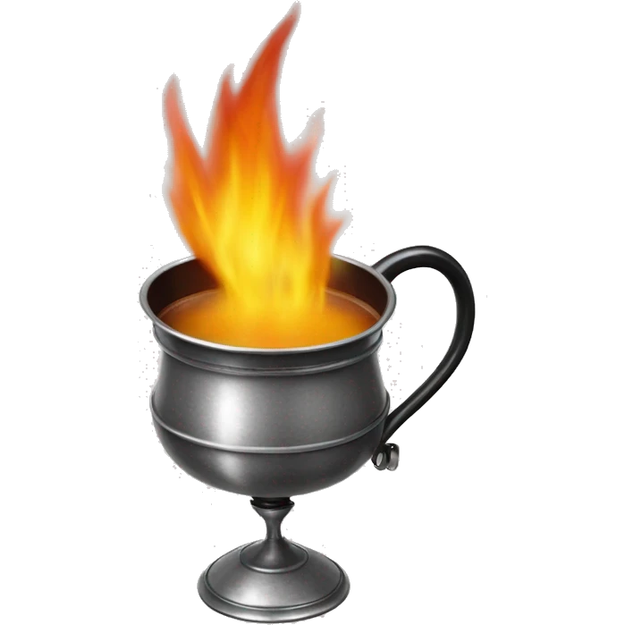 Feuerzangenbowle in Krug  emoji