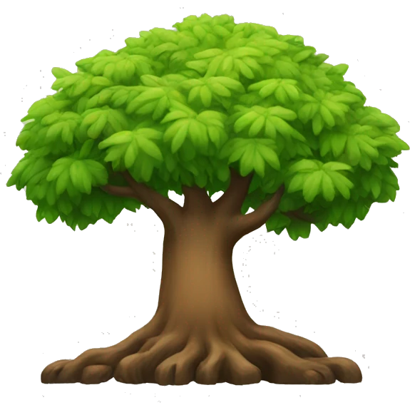 Nature and tree emoji