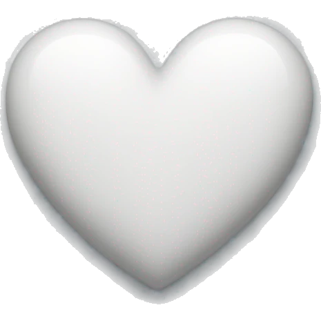 White heart boarder emoji