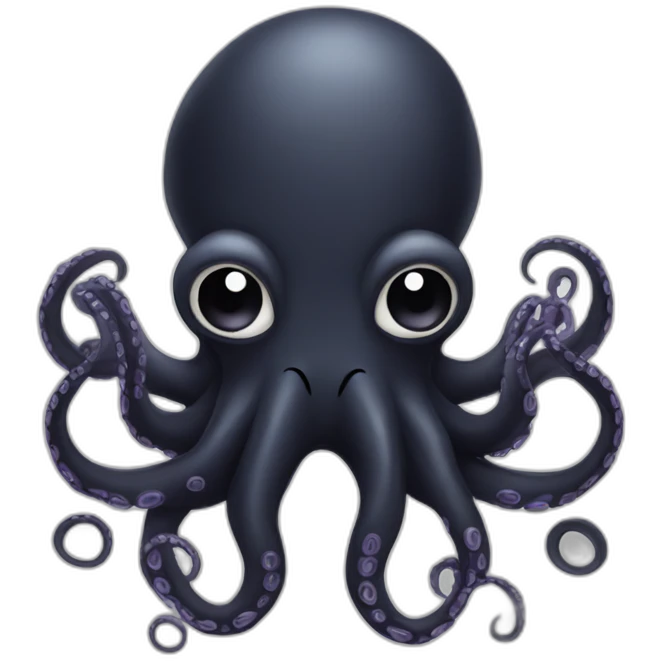 black octopus emoji