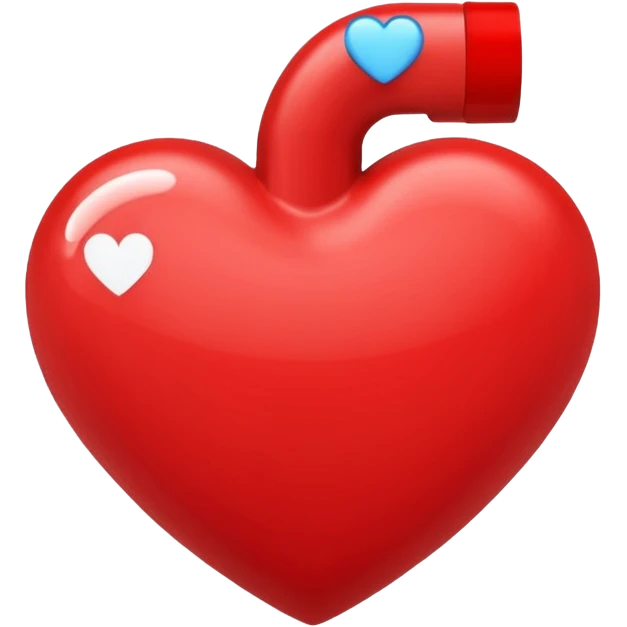 heart with addition sign on it emoji