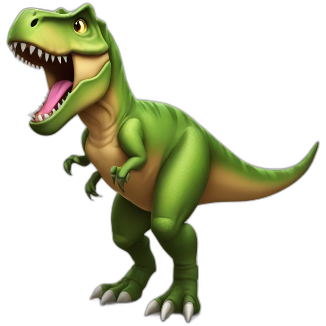 T-Rex assoiffé de sang emoji