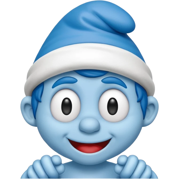 Smurf emoji