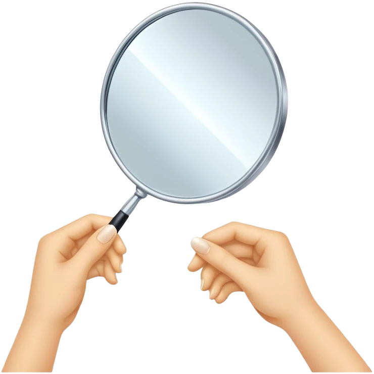mirror handhold emoji