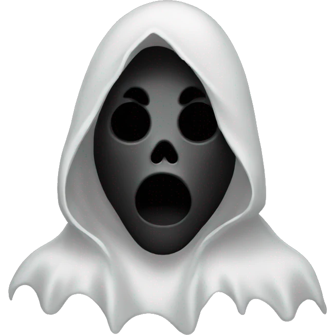 black ghost emoji