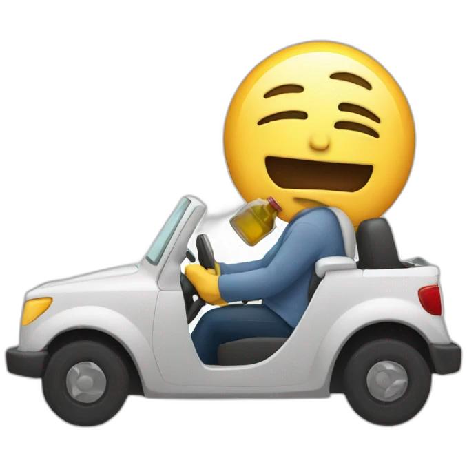 drunk driving emoji