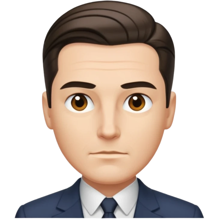 white dude with tight slick back hair going backwards emoji