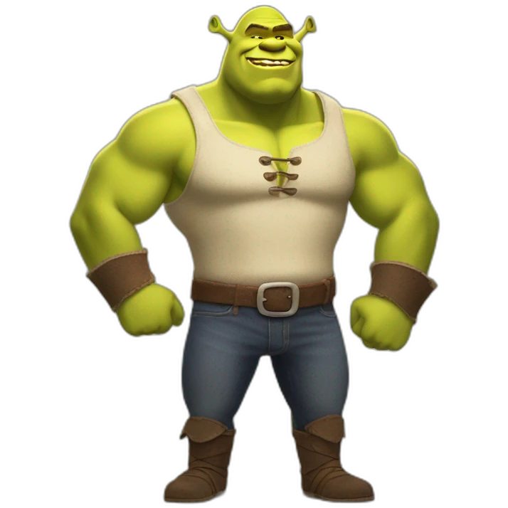 shrek musclé  emoji