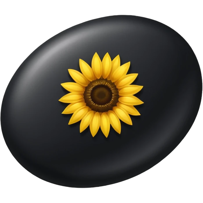 black sunflower seed emoji