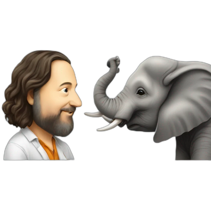 richard-stallman-with-an-elephant emoji