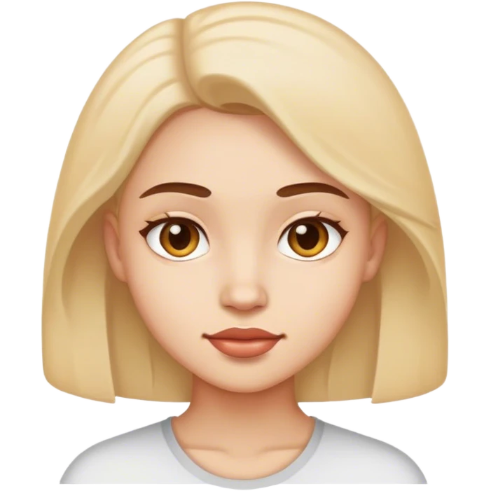 Pretty face emoji