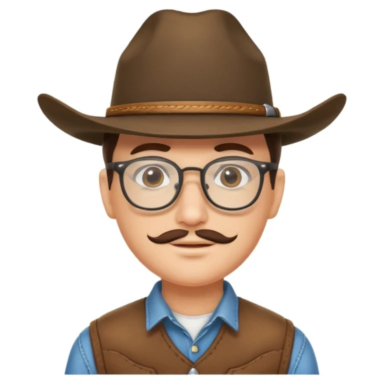 Cowboy nerd  emoji