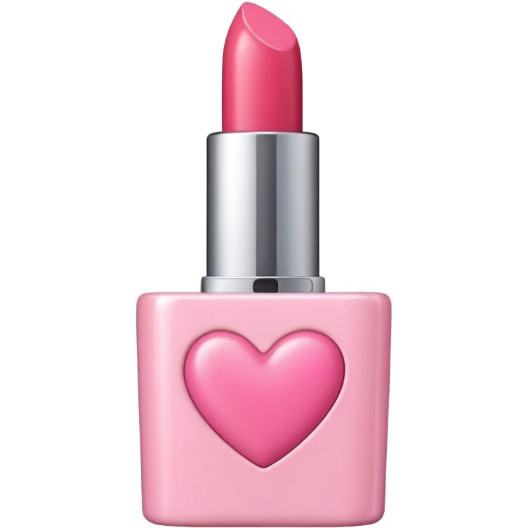 pinkheart lipstick emoji