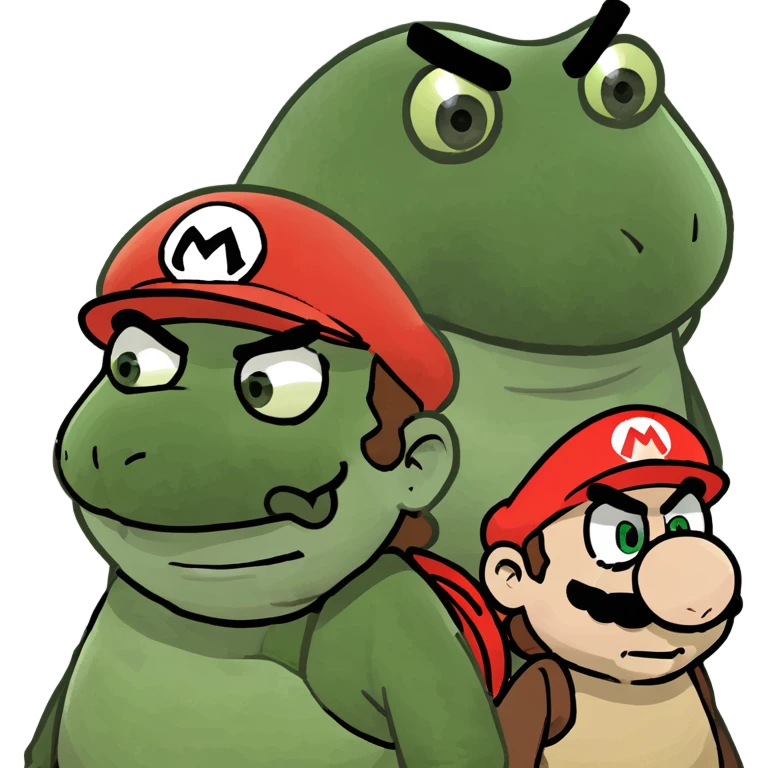 Goomba with Mario emoji