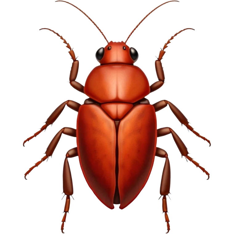 cockroach with "RED" written on its back emoji