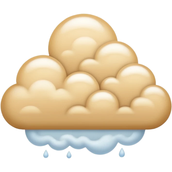 Fog beige being  emoji