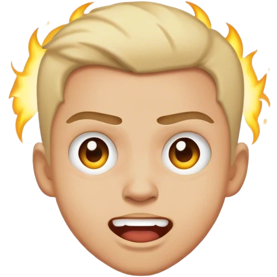 Happy but mad emoji