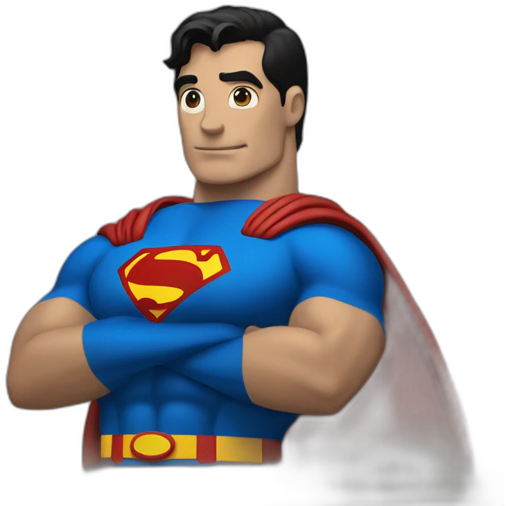  superman with R instead of S emoji
