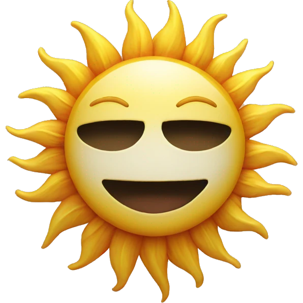 Sun emoji