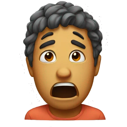 stressed emoji
