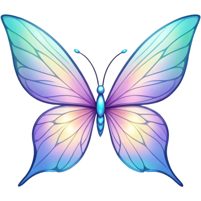fairy wings glowing emoji