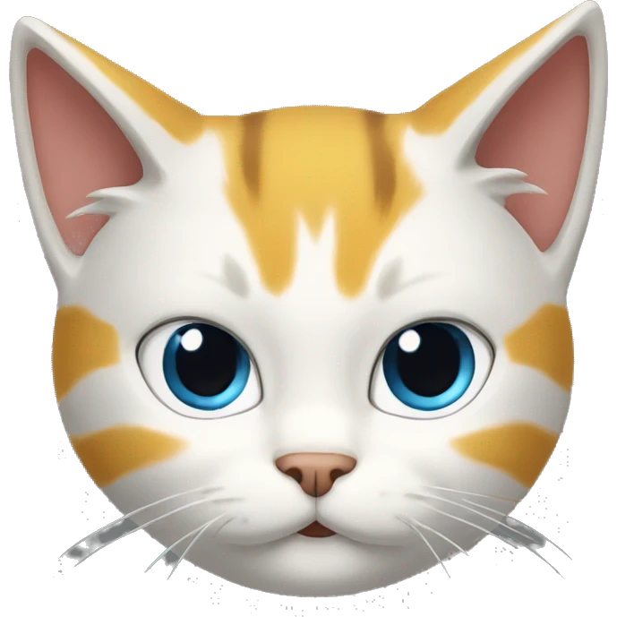 Un cat qui il se transforme en Super sayen emoji