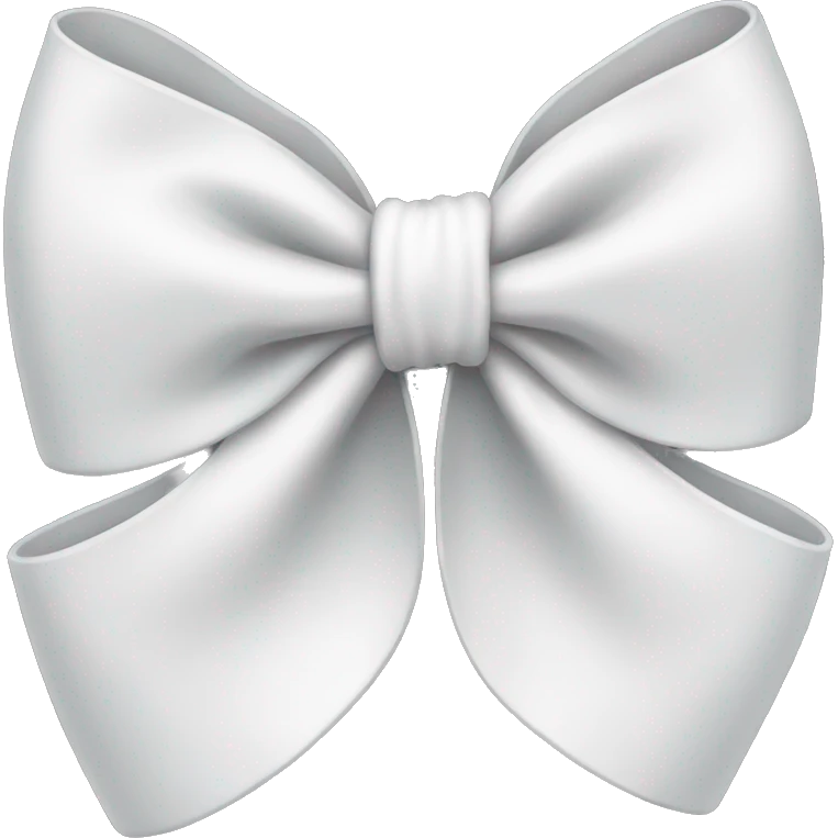 white bow emoji