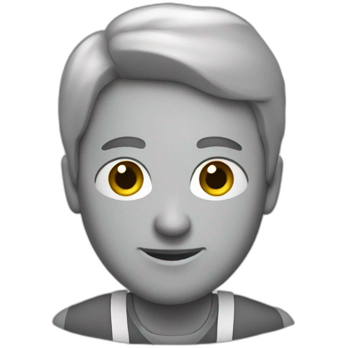 Staff gris et blanc emoji