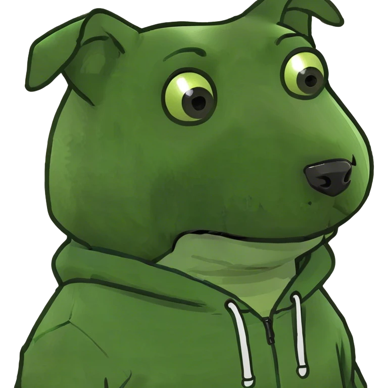 dog wearing hoodie emoji