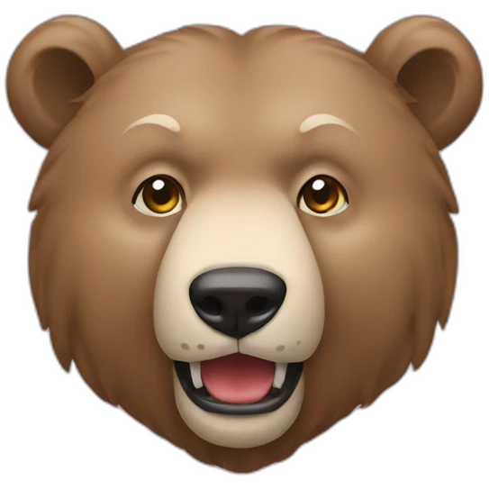 Louttre sur un ours emoji
