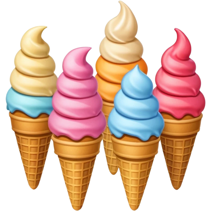 ice cream cones emoji