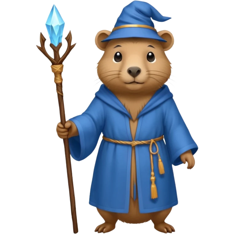 Capybara wizard emoji