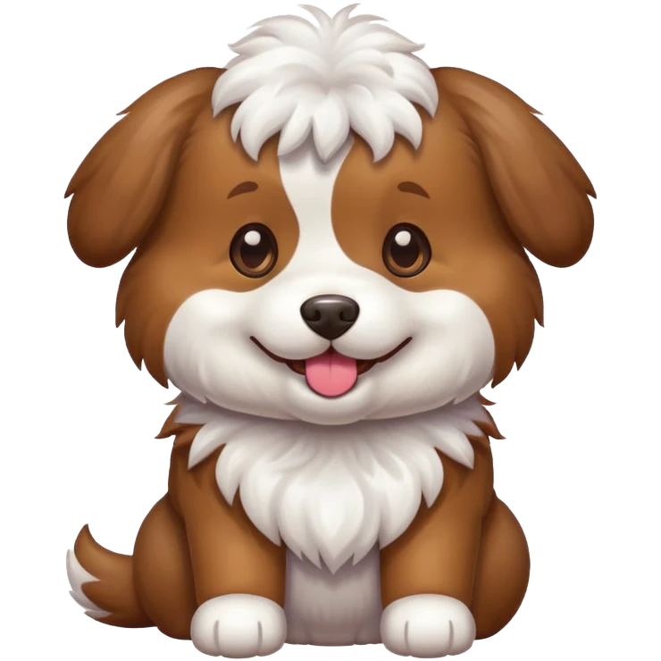 Dog with candy emoji