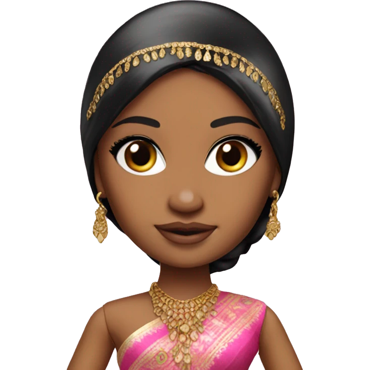 indian barbie doll emoji